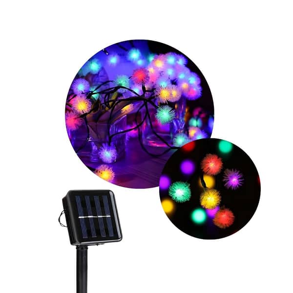 Guía de luces Diente Leon multicolor 7 mts Solar